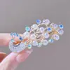 Pinza de Resorte de Arco de Aleación Galvanizada Hecha en Yiwu 2025 Versión Coreana Accesorio para el Cabello Fresco y Dulce para la Parte Posterior de la Cabeza Pinza de Pelo a la Moda