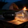 Lâmpada de Camping Nova Transfronteiriça Tipo-C Recarregável Lâmpada de Atmosfera Retrô LED Tungstênio Lâmpada de Barraca Lâmpada de Camping ao Ar Livre