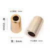Campana colgante de metal plástico con forma de cuerno galvanizado hebilla de cordón para chaqueta acolchada redonda recta hebilla de ajuste de banda elástica material ABS