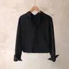 Camisa de Manga Larga para Hombre Estilo Hong Kong Estilo Japonés Camisa de Manga Larga Primavera y Otoño Top Ins Alta Calidad Color Sólido Camisa Casual de Negocios