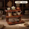 Estante para mesa de té, superficie de mesa para sala de té, estante para tazas de té, pequeño estante de té estilo chino nuevo, estante de exhibición para juego de té sobre encimera