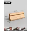 Tarjeta de exhibición de precios de madera de alta calidad etiqueta de precio de producto etiqueta etiqueta etiqueta de precio de madera maciza números de montaje libre de alta gama