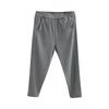 Calça Harem de Sarja para Mulheres Primavera e Outono 2026 Larga Casual Cor Sólida Calça Pai Calça de Moletom Calça Harem Calça Cropped