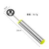 Cortador de Frutas Escavador de Bolas de Frutas Aço Inoxidável 304 Colher para Cavar Bolas DIY Assadeira Bandeja Esculpida Esférica Gadget de Cozinha