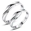 Anillos de Pareja en Forma de Corazón, un Par de Anillos Abiertos Ajustables, Símbolo de Amor, Anillos Ajustables en Par, Joyería, Dropshipping