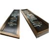 Placa de Porta Feita Sob Medida Placa de Cobre Antigo Placa de Cobre para Casa Retrô Horizontal Aço Inoxidável Placa Luminosa Antiga
