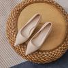 9877 Zapatos de Tacón Alto Elegantes para Mujer 2024 Nuevos Punta Fina Tacón de Aguja Poco Profundos Diseño Negro Nicho Zapatos de Trabajo
