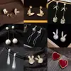Brincos de Prata 925 Esterlina Esmaltados com Pérola e Flor de Zircônia para Mulheres, Novo Modelo Popular, Brincos Clássicos de Luxo de Alta Qualidade