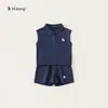 Modelo de Bienestar M Conjunto de Dos Piezas No Reutilizable para Niños Primavera y Verano para Niños Pequeños y Medianos, Traje de Pantalón para Niños, Traje de Falda para Niñas Liquidación