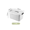 Caja de Almacenamiento de Plástico con Tapa Caja de Almacenamiento para Ropa Juguetes Organizador para Coche Gran Capacidad Caja de Almacenamiento Debajo de la Cama
