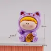 Año Nuevo Gato Li Si Cai Par Caja Sorpresa Táctil Linda Moderna Jugar Lindo Grano Color Sólido diy Resina Escritorio Adornos Creativos