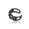 Comércio Exterior Transfronteiriço Anel Masculino de Garra de Crânio Nicho Aço Inoxidável Cor Dourada 18K Personalidade Aberto Ajustável