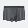 Roupa Íntima Masculina Antibacteriana 7A Tamanho Grande Respirável Secagem Rápida Boxer Briefs Fabricante Atacado Verão Fresco Roupa Íntima de Seda Gelada para Homens