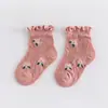 Calcetines para Niñas, Nuevo Estilo Primavera y Verano, Calcetines de Malla Transpirable de Caña Media, Estilo Delgado, Calcetines sin Costuras para Bebés y Niños Pequeños