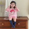 2026 Nuevo Conjunto de Ropa de Casa de Verano con Dibujos Animados, Lindo y Dulce, para Niñas, Adecuado para Niños Mayores y Niños Pequeños, Conjunto de Ropa para Bebé