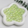 Dingyi 10-12 Perlas Estrella Ópalo Luna Fría Resina Galvanizada Agujero Pasante Perlas Sueltas Sin Rayaduras Accesorios para Cadena de Teléfono Móvil DIY