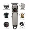 Venta Directa de Fábrica: Clipper Eléctrico para Tallado de Cabeza de Aceite con Pantalla Líquida, Herramienta Duradera para Cortar el Cabello para Barberos Profesionales