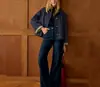 Amazon Tallas Grandes Comercio Exterior Transfronterizo Ropa de Mujer Estilo Europeo y Americano Chaqueta a Cuadros con Forro para Mujeres Petites en Primavera y Otoño