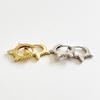 Anillo de Hueso para la Oreja de Plata Esterlina S925 de Lujo Accesible Europeo y Americano Estilo Frío Remache de Diamantes Aretes de Plata Aretes de Hebilla para la Oreja