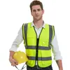 Fabricante de chalecos reflectantes ropa protectora de seguridad chaleco ingeniería de tráfico fluorescente trabajadores de saneamiento ropa reflectante montar