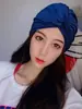 Gorro de baño de tela para cabello largo de mujer, talla grande, alta elasticidad, estilo INS, no elástico, protección para los oídos, piscina, aguas termales, venta al por mayor