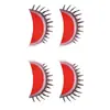 Pegatinas de Tatuaje para Maquillaje de Ojos Rojos Dulces y Geniales Crean Fácilmente una Atmósfera de Personalidad Dulce y Audaz. Los Tatuajes Temporales Son Pegatinas Súper Llamativas~