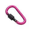 Mosquetón de Escalada para Exteriores Candado de Mochila Gancho de Conexión Hebilla de Seguridad Llavero para Botella de Agua Forma de D Grande Resistente Hebilla Pequeña de Liberación Rápida