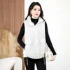 Chaleco de Algodón de Invierno 2026, Moderno y Versátil, Cuello Alto, Elegante, Sencillo, Chaleco Cálido para Mujer, Abrigo Suelto de Estilo Coreano para Mujer