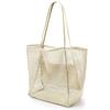 Suministro Transfronterizo Malla Transpirable Juguete Traje de Baño Bolsa de Almacenamiento para Artículos Varios Bolsa de Playa Multifuncional de Hombro para Compras Grande