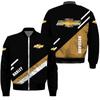 Otoño e invierno transfronterizo comercio exterior nuevo para hombre logotipo 3D impresión digital chaqueta bomber para hombre traje deportivo de béisbol para hombre
