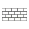 Pegatinas de Pared con Patrón de Cuadros Ixpe Espuma Engrosada Autoadhesivas Impermeables y a Prueba de Aceite Lámina Decorativa Pegatinas de Pared Artículos al por Mayor