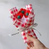 Buquê de Flores de Lã, Flores Simuladas, Flores Pompons de Tricô, Flores Artesanais Prontas, Presentes de Aniversário para Melhores Amigos, Atacado Transfronteiriço