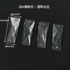 Accesorios para Lámparas de Cristal, Piezas Trapezoidales, Tiras de Vidrio Transparente, Tiras Triangulares, Tamaños que Van desde 50 mm hasta 200 mm, Gama Completa de Tamaños