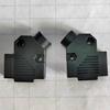 Conector DB9 com carcaça metálica de liga de zinco, saída em ângulo de 45 graus, porta serial VGA, carcaça de ferro HDB15, carcaça de montagem