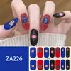 ZA - Adhesivo para uñas blanco sin hornear, totalmente impermeable, parche para decoración de uñas, sensación avanzada, simple, pegamento para esmalte de uñas al por mayor