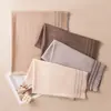 Bufanda de Lana de Color Sólido Estilo Coreano Otoño e Invierno Superventas para Mujer Bufanda Simple Versátil Chal Largo para Aire Acondicionado 100% Lana