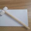 Martelo de unha mini com cabo de plástico e aço carbono de alta resistência, martelo multifuncional com cabo de madeira, martelo de montagem, martelo octogonal integrado, atacado.