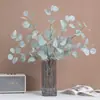 Hojas de Eucalipto Artificiales de Dinero para Fotografía al Aire Libre, Decoraciones de Boda, Decoración del Hogar y Vegetación Falsa