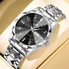 Guau, Pedido y Cambio de Logo Guangzhou Watch Source Fábrica Potente Reloj para Hombre Diseño en Forma de Diamante Cortado Reloj
