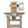 Máquina de Bordado por Computadora Nueva, Cabezal Único Pequeña, Completamente Automática, para Hogar, Cuero, Ropa Confeccionada, Parche de Nombre, Bordado de Ropa, Bordado