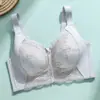 Sutiã com Zíper Frontal Plus Size para Mulheres, Minimiza Seios Grandes, Estilo Regata Sem Costura, Levanta e Realça as Costas Bonitas, Sutiã Ajustável para Mulheres Curvilíneas