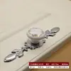 Manija de Cajón de Armario Gabinete Manija Redonda de Cerámica de Agujero Único Estilo Chino Moderno Minimalista Manija Pastoral Venta Directa de Fábrica Modelo Nuevo