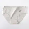 Novo Estilo Simples Algodão Puro Roupa Íntima Feminina Cintura Média Levanta Bumbum Estilo Japonês Menina Respirável Tamanho Grande Algodão Puro Cueca