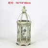 Suporte de Vela Retrô Europeu Lanterna à Prova de Vento Arte em Ferro Oca de Chão Mini Lanterna Estilo Casa Americana Ornamento de Iluminação para Caminho de Pátio