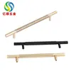 Atacado Novo Estilo Chinês Alumínio Cobre Flor Embossada Serrilhada Padrão Abacaxi Maçaneta Maçaneta Escovada Cobre Maçaneta Longa de Alumínio