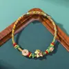 Pulseiras Coloridas de Corda para o Festival do Meio Outono de 2026 em Vários Estilos para Casais, Pulseiras Versáteis Feitas à Mão para Festas, Em Estoque para Atacado