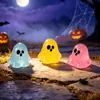 Nuevo producto transfronterizo: Figuras de fantasmas multicolores que brillan en la oscuridad para micro paisajismo, accesorios decorativos DIY, adornos para coche y escritorio