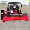 Cortador de Grama Controlado Remotamente para Pomares Agrícolas e Gramados, Movido a Gasolina, Tipo Esteira Universal para Todos os Terrenos