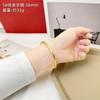 Pulsera de Oro Arena Vietnamita para Mujer, Pulsera de Cobre Francesa Retro Heritage, Retención de Color Duradera, Pulsera de Oro Simulado para Novia para Dos Generaciones de Felicidad