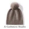 Gorro Casual de Cachemira Estilo Coreano para Hombres y Mujeres, Invierno Color Sólido Versátil Grueso Cálido Tejido